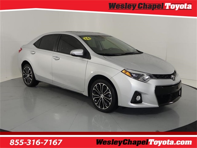 Pre Owned 2016 Toyota Corolla S Plus 4d Sedan In Wesley Chapel Pre Owned 2016 Toyota Corolla S Plus